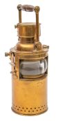 A rare brass signalling lamp by Griffiths & Son, Birmingham,1915:,