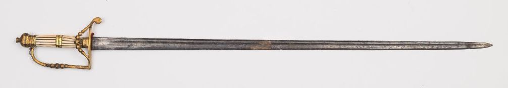 An early 19th century Naval five ball spadroon for The Honourable East India Company:,