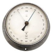 A WWII Kriegsmarine bulkhead barometer by Lufft:,