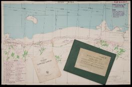 A WWII 'Booklet F, France North Coast':,
