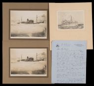 RSS Discovery II- a letter to F E C Davies from Stevens?: on headed notepaper dated 28th October
