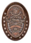 A Royal National Lifeboat Institution South West District trophy plaque:,