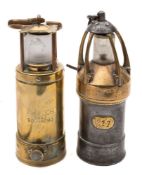 A McGeoch 0583 pattern miner's lamp and one other miner's lamp (2):.