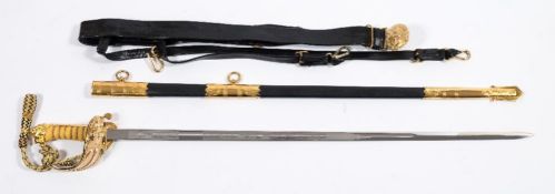 An Elizabeth II Royal Navy Officer's regulation pattern dress sword by Renown:,