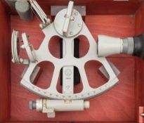 A German 8 inch radius vernier sextant by Frieberger Prazisionsmechanik:, number 780339,
