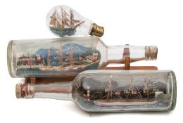 A 20th century ship in a bottle, the 'Bonn':,