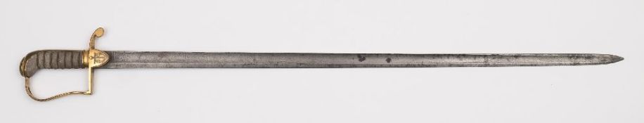 A 19th century English Naval Officer's sword:,