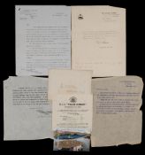 A collection of five letters from the Colonial Office and RSS William Scoresby to F E C Davies: in