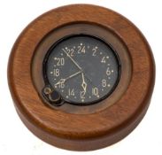 A BU Aero US Navy 8 day cockpit clock by Waltham:,