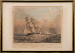 'Capture of the Two Top Sail Slave Schooner Bolodora by HM Schooner Pickle...