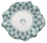 P & O lines, a 19th century 'Caledonian ' pattern serving plate:,