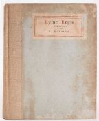WANKLYN, C - Lyme Regis A Retrospect : illust, org. cloth backed boards, 4to, 1922. With - Manby, G.