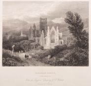 PRINTS : A box of topographical views including South West England.