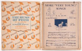 MILNE, A.A - The Hums of Pooh : music by H. Fraser-Simson, illustrations by E. H. Shepard , org.