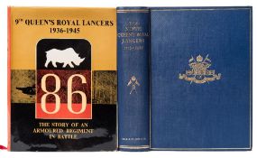SHEPPARD, Major E. W - The Ninth Queen's Royal Lancers 1715-1936 : plates and maps, org.