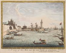 ITALY : a collection of eleven hand coloured copper engravings, 250 x 200 mm, John Bowles,