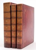 LYSONS, D & S - Magna Britannia : Vol. 3, CORNWALL, fold map, plates, full calf, 4to, 1814.