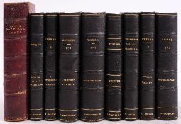 COLLINS, Wilkie - The Woman in White : 2 vols bound in one, full morocco, small 8vo, Tauchnitz,