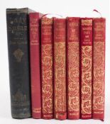 AUSTEN, Jane - ( Novels ) : 5 vols, illust. by Hugh Thomson, Charles Brock, org.
