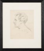 ' STOKOWSKI, Leopold ', signed pencil sketch, initialled C. L. A, f & g, 225 x 185 mm.