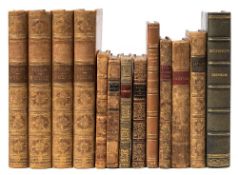 BINDINGS : Tytler, Patrick Fraser - The History of Scotland, 4 vols, full calf, gilt spines, 8vo,