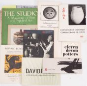 LEACH, Bernard : The Studio Magazine(1925) and various ephemera relating to the Leach Pottery. (19).