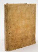 COOKERY : Manuscript cookery book, 42 pages + blanks, cont. vellum, 4to,19th cent.