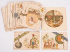 INDIA : An interesting collection of late Victorian/Edwardian chromolithograph Christmas and New