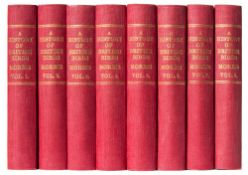 MORRIS, F. O - A History of British Birds : 8 vol.