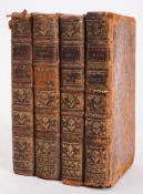 BOOK SAFE : 'Histoire Generale Des Voyages,' full calf worn,