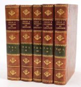 BURNET, James - Of The Origin and Progress of Language : 5 vols,
