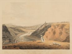 BRISTOL : Three tinted lithographs ( 370 x 260 mm ), f & g, early 19th cent.
