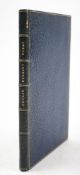 GREGYNOG PRESS : Poems By George Herbert - full blue morocco, 4to, limited edition of 300 copies,