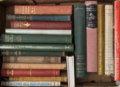 SHERINGHAM, H. T - Elements of Angling : org. cloth, 8vo, 1908. With a box of books on angling.