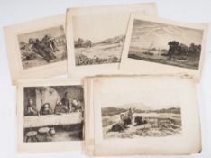 PRINTS : a miscellaneous collection of 19 prints.