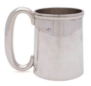 A George VI silver mug, maker J B Chatterley & Sons Ltd, Birmingham,