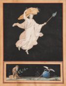 Attributed to Michelangelo Maistri [early 19th Century]- Dance; Summer,:- a pair,
