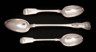 A William IV silver serving spoon, maker James McKay, Edinburgh,