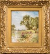 John Henry Dell [1836-1888]- Summer; The last load,