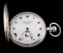 A gentleman's silver cased,