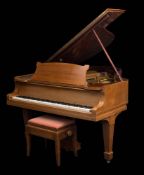 Steinway & Sons - A Model O baby grand piano No 221751:, contained in a rosewood case,