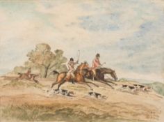 Henry Alken [1785-1851]- The Chase; The Kill,:- two, signed and dated 1817 watercolours,