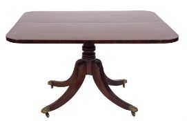 A Regency mahogany breakfast table,