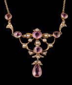 A late 19th century gold,