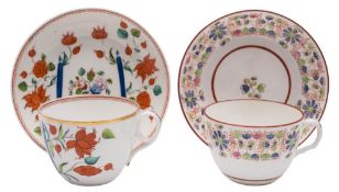 A New Hall bone china teapot stand,