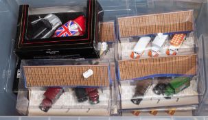 A boxed group of Oxford Collectors series commercial vehicles and buses etc:,