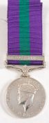 A George VI General Service Medal 1918-1962 with Palestine clasp to '3852617 Pte J Bamford Loyal