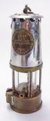 A Type GR6S Safety Lamp by The Protector Lamp & Lighting Co Ltd, Eccles:. 26cm high.