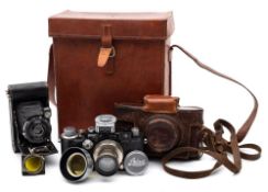 A Leica model III camera:, serial number 65302,