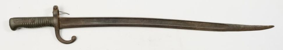 A Chassepot bayonet:.